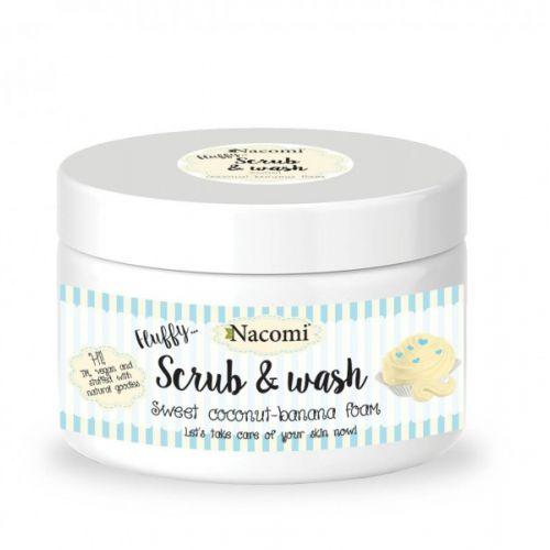 NACOMI-  fluffy scrub & wash- sweet coconut banana foam 180 ML