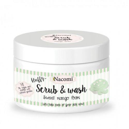 NACOMI  - fluffy scrub & wash  sweet mango foma 180 ML