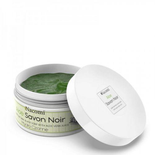NACOMI - black soap savon - aloe 125 g