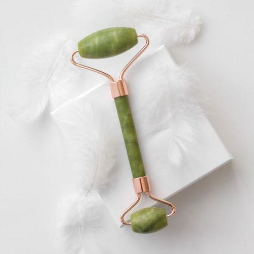 FLUFF - GREEN JADEITE FACIAL MASSAGE ROLLER