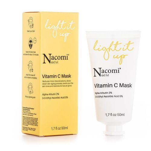 NACOMI NEXT LEVEL  BRIGHTENING FACE MASK WITH VITAMIN  C - 50 ML