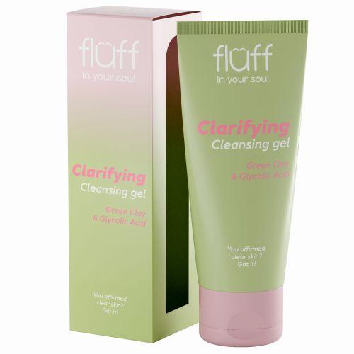 fluff -Green Clay and Glycolic Acid Facial Cleansing Gel