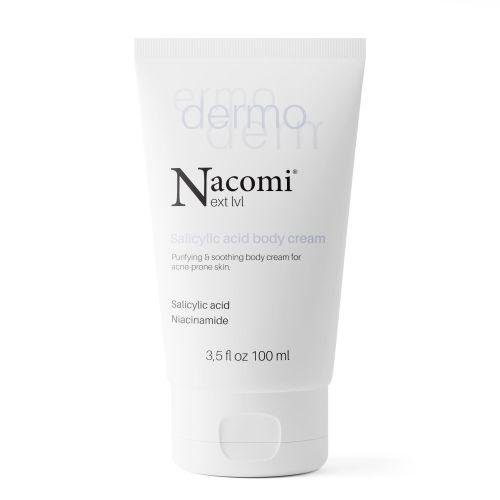 nacomi next level - Cleansing and soothing body cream with salicylic acid and niacinamide 100 ml