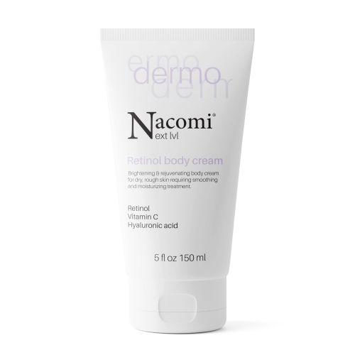 nacomi next level - Brightening and rejuvenating body cream with retinol and vitamin C  150 ml