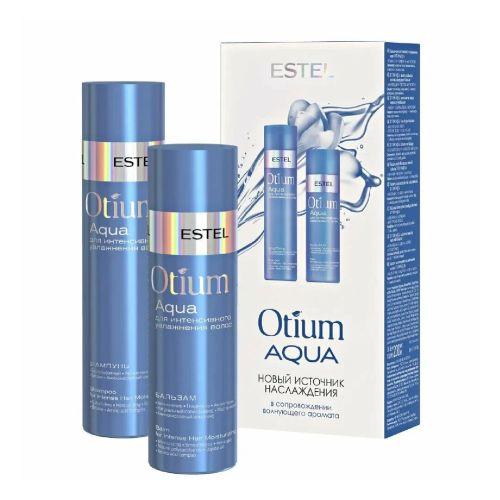 Estel - OTIUM AQUA set for intense hair moisturizing shampoo250ml+balm200ml-OTM201