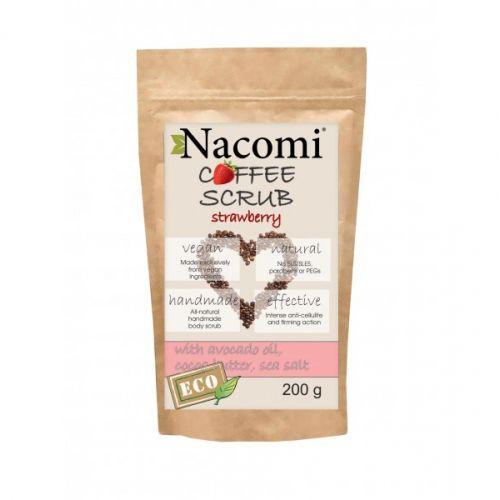 NACOMI - coffee body scrub  strawberry 200g