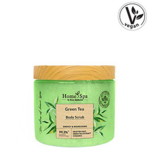 Staramydlarnia -home spa body scrub green tea 260g