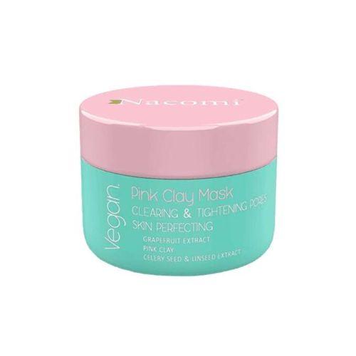 Nacomi -PINK CLAY MASK - PINK CLEANSING AND ASTRINGENT MASK 50 ml