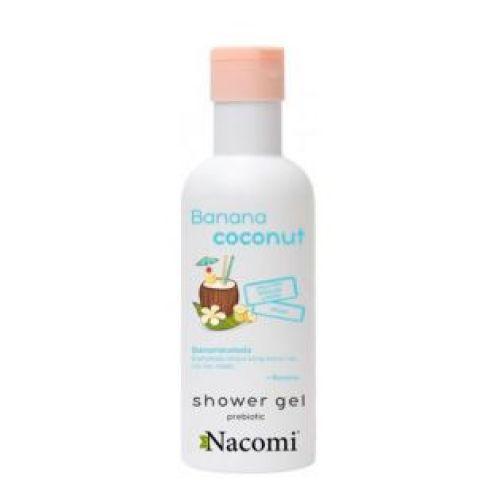 nacomi - shower gel - banana and coconut 300 ml