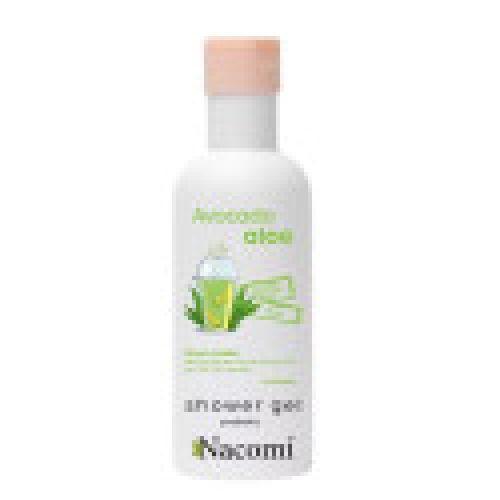 nacomi - shower gel avacado and aloe 300 ml