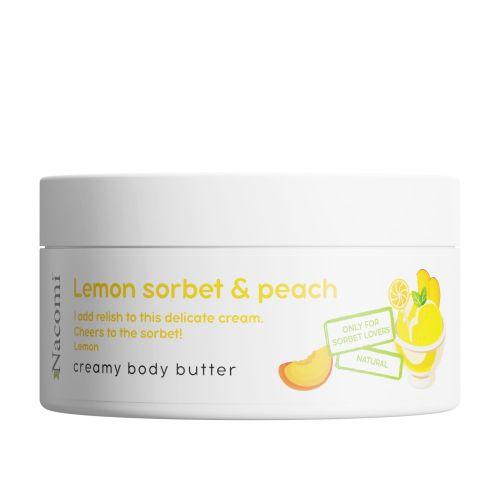NACOMI - Creamy Body Butter Peach Sorbet with Lemon 100ml