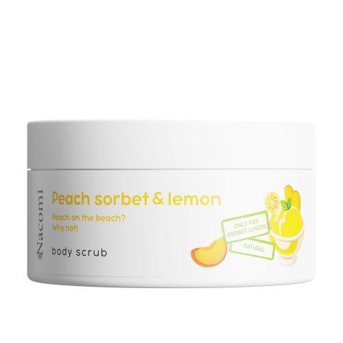 NACOMI - Body scrub with the scent of peach sorbet and lemon 100ml